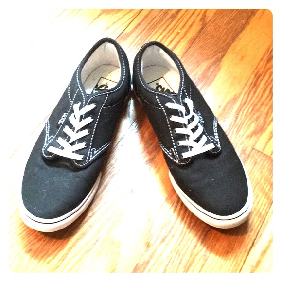 Vans Shoes - Worn Once Black Vans